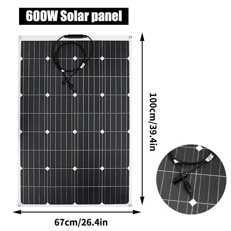 Solpanelsystem Kit 600W