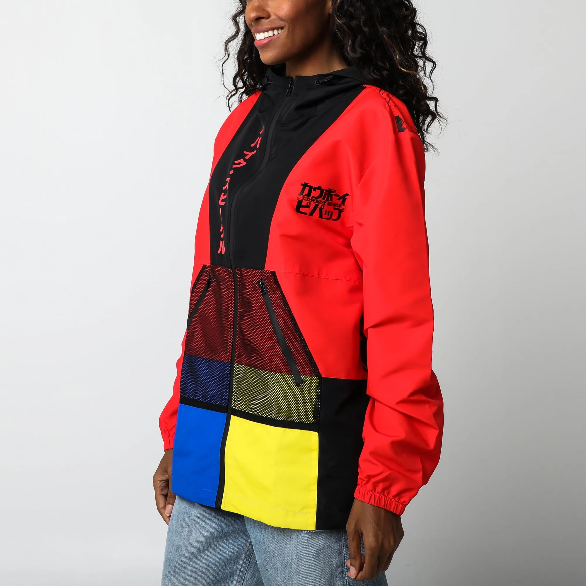 Spike Spiegel Color Block Anorak