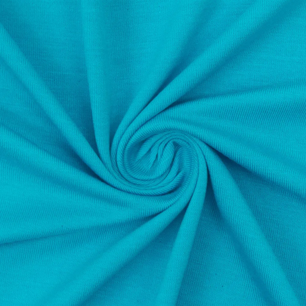 Teal Stretch Spandex Rayon Modal Jersey Knit Fabric