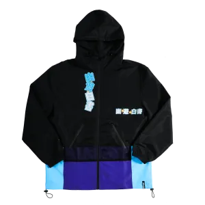 Team Urameshi Black Color Block Anorak