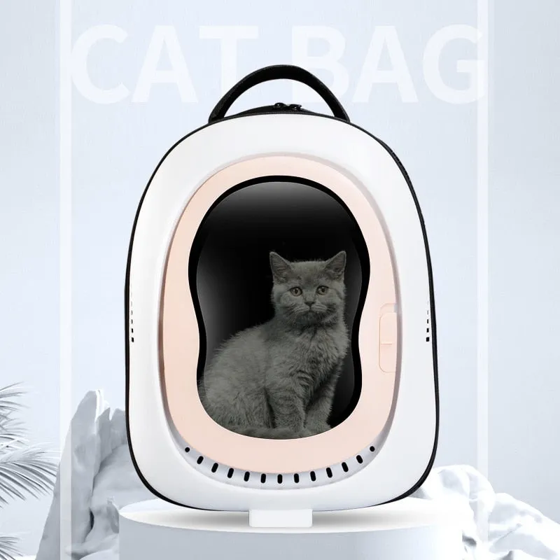 TEEK - Large Breathable Portable Cat Capsule Backpack