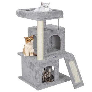 ZENY™ 33.5 inches Cat Tree Tower with Scratching Posts - Kittens House Furniture Trees