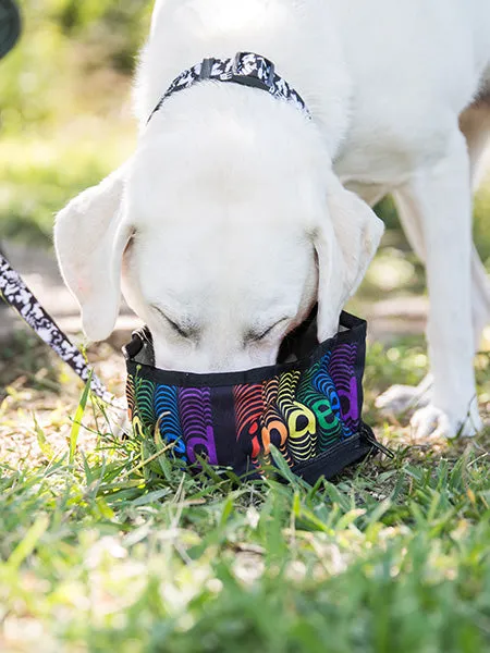 Zippered Foldable Travel Dog Bowls