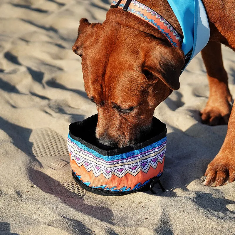 Zippered Foldable Travel Dog Bowls