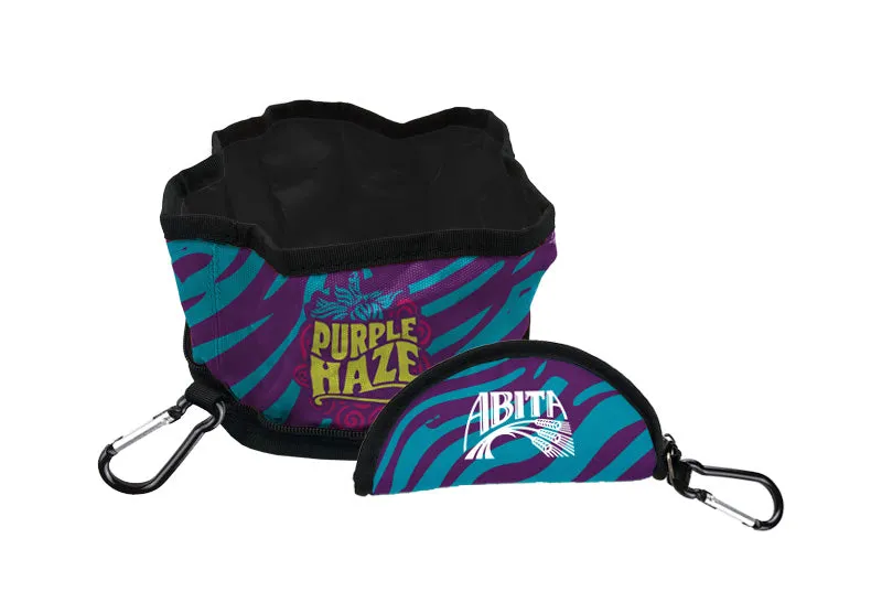 Zippered Foldable Travel Dog Bowls